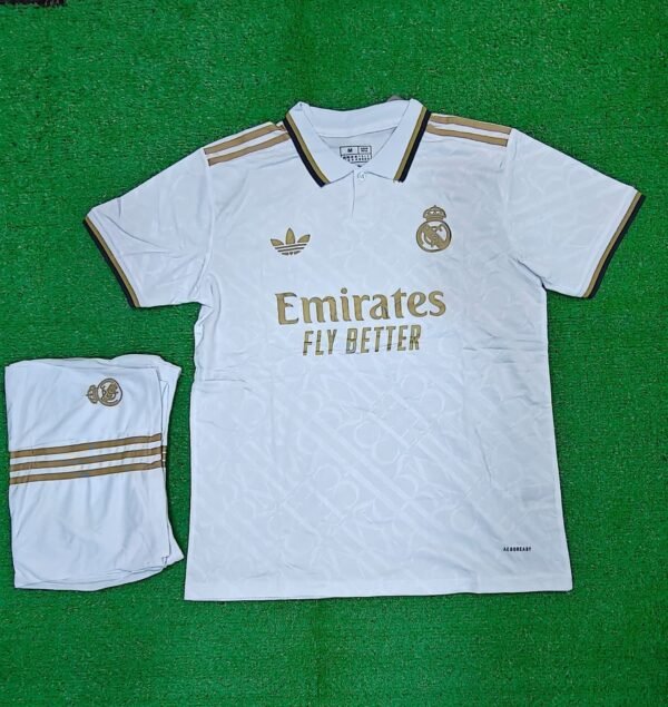 Real Madrid White Concept Jersey With Shorts