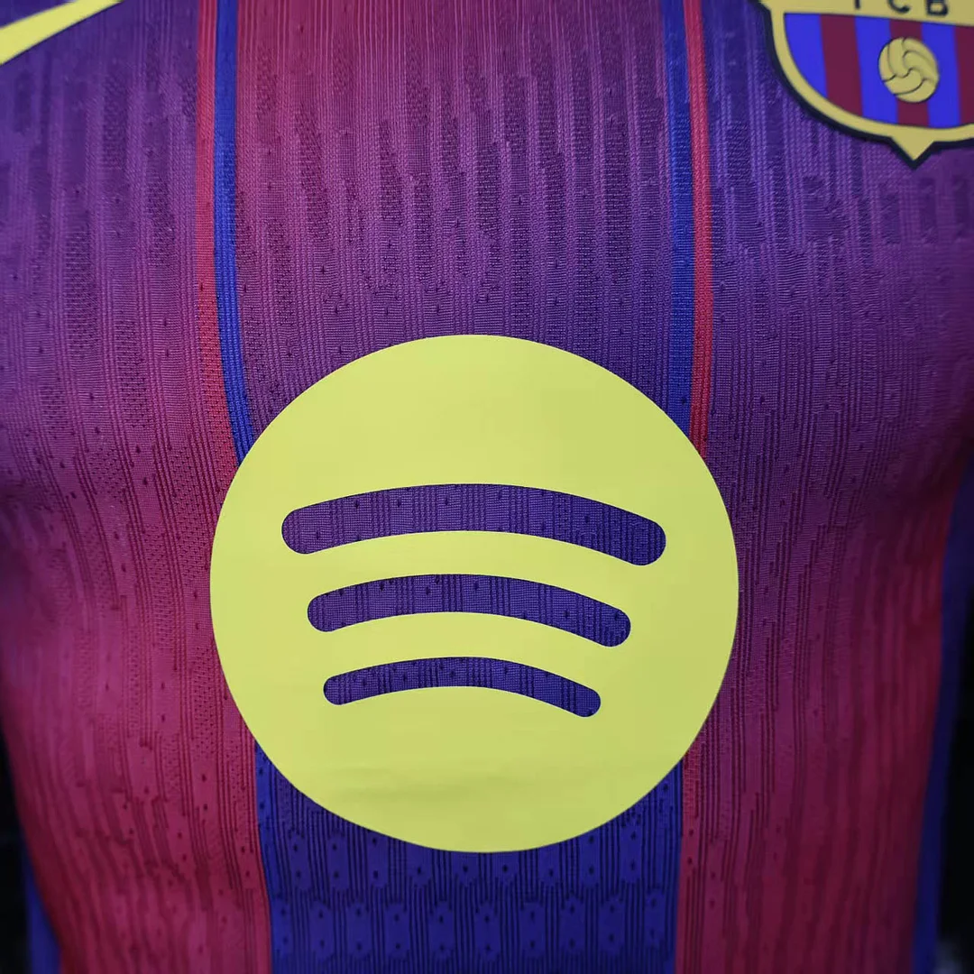 2025-2026 Player Version Barcelona Home Football Jersey - Image 3