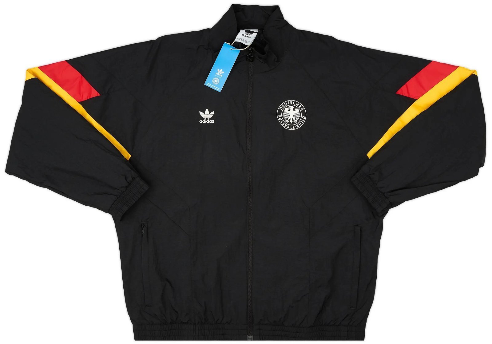 GERMANY CLASSIC COLOR STRIPES BLACK JACKET - Image 2